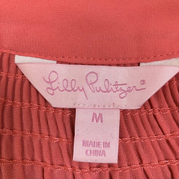 Lilly Pulitzer Pink Blouse - Picture 9 of 11